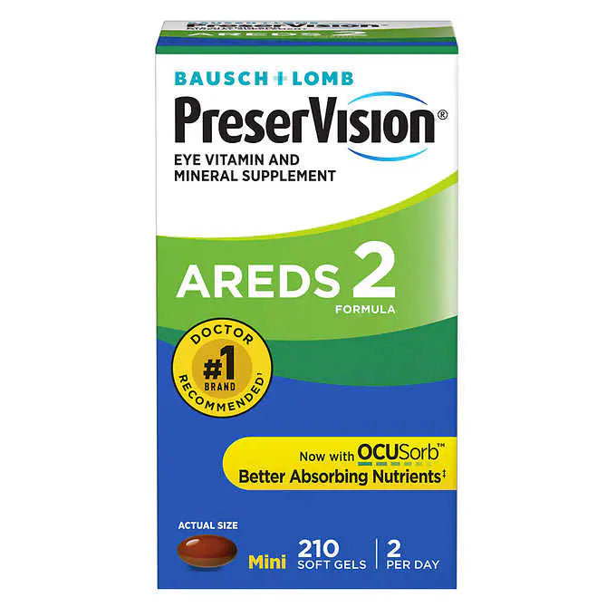 PreserVision 210 Soft Gels, AREDS 2 Formula