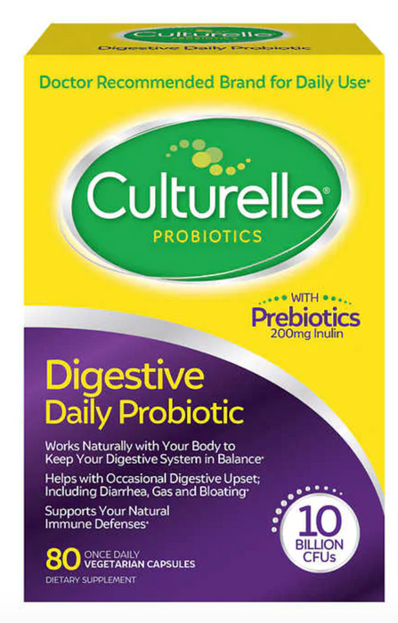Culturelle Probiotics  80ct Vegetarian Capsules