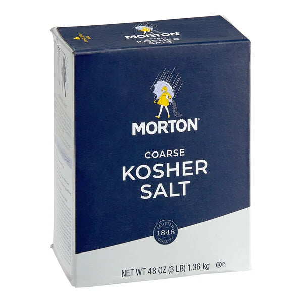 Morton Coarse Kosher Salt, 3 lbs