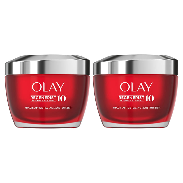 Olay 2-Pack Regenerist 10 Advanced Niacinamide Facial Moisturizer, 1.7 oz Each