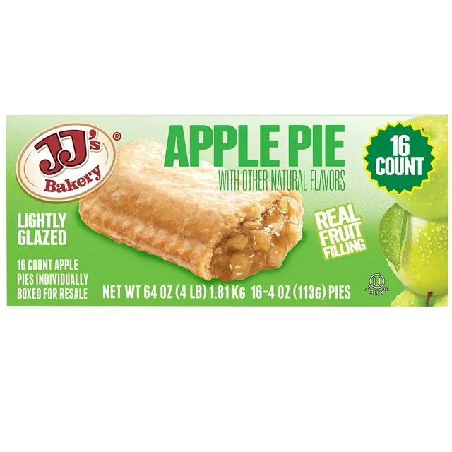 JJ's Bakery Blueberry Glazed Snack Pies 4oz, 6 Pack