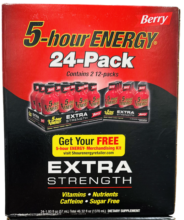 5-hour Energy 24-Count Extra Strength Berry Pack