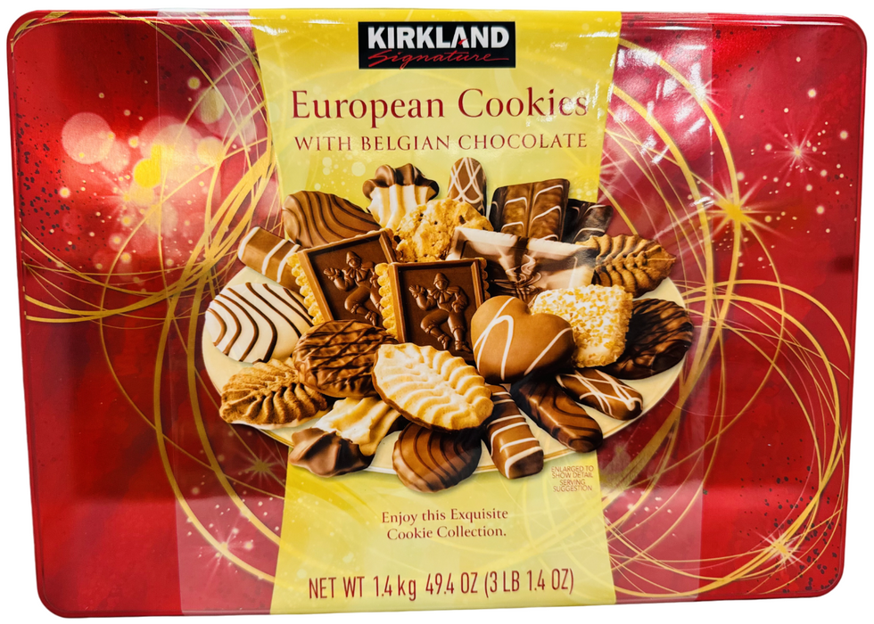 Kirkland Signature European Cookies with Belgian Chocolate, 3 lb 14 oz