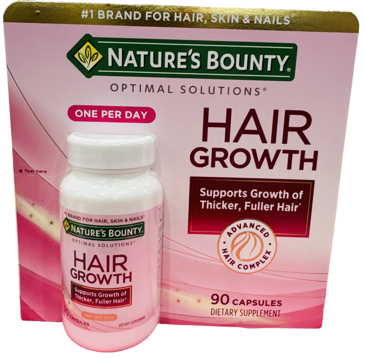 Nature's Bounty 90 Capsules Hair Growth