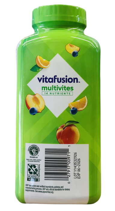 Vitafusion 260ct  Multivites Gummies- Berry, Peach & Orange