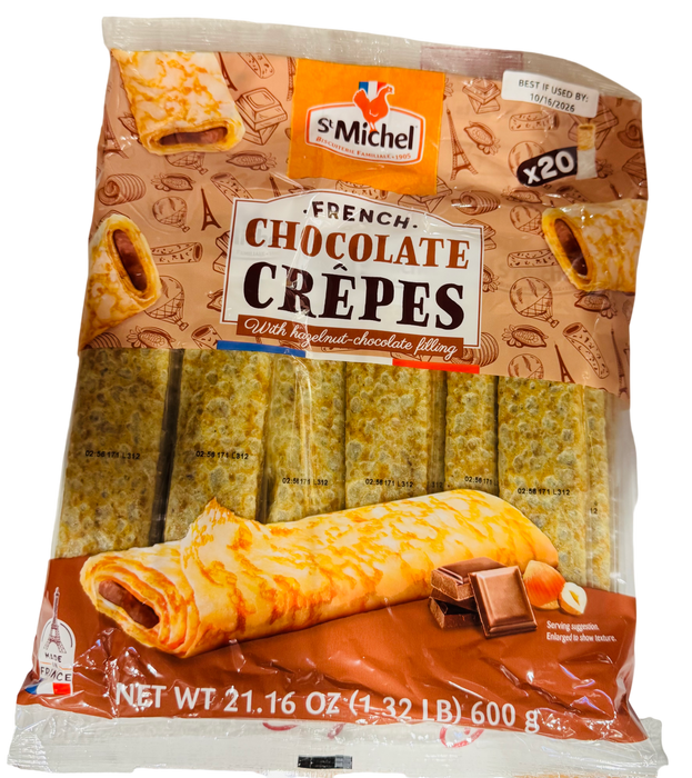 St Michel- Le Chef Patissier Hazelnut Choc Crepes, 20 ct