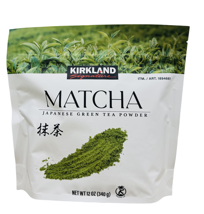 Kirkland Signature 1 Pack Matcha Japanese Green Tea Powder, 12 oz (340 g)