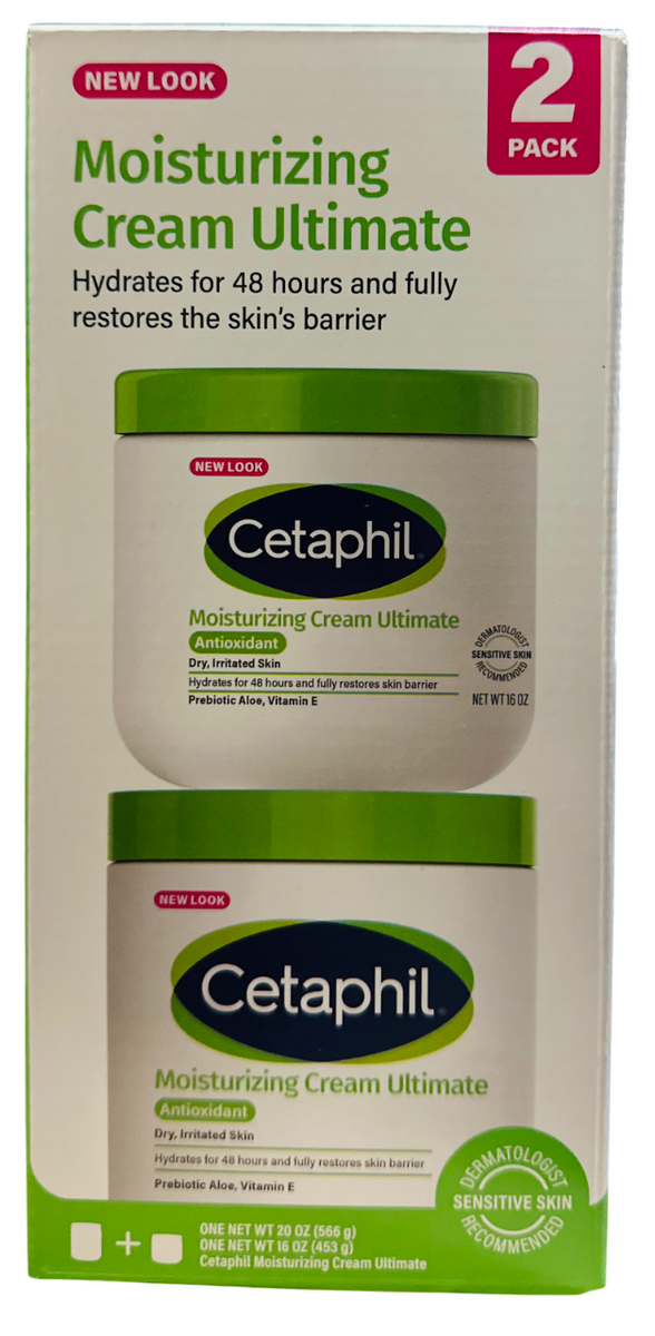 Cetaphil Moisturizing Cream 20 oz + 16 oz, 2-pack — Syessa