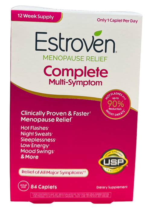 Estroven 84 Caplets Complete Multi-symptom Menopause Relief