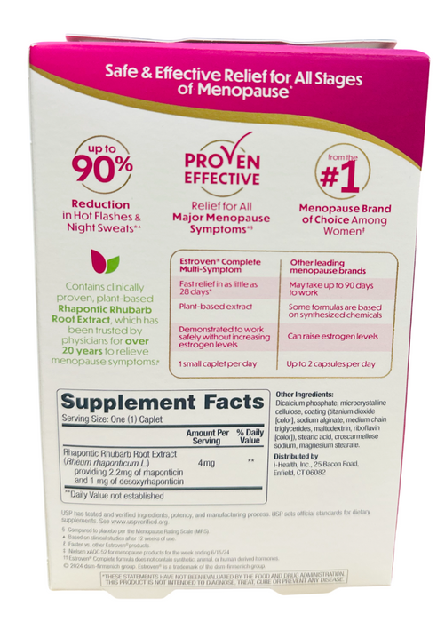 Estroven 84 Caplets Complete Multi-symptom Menopause Relief