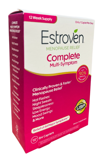 Estroven 84 Caplets Complete Multi-symptom Menopause Relief