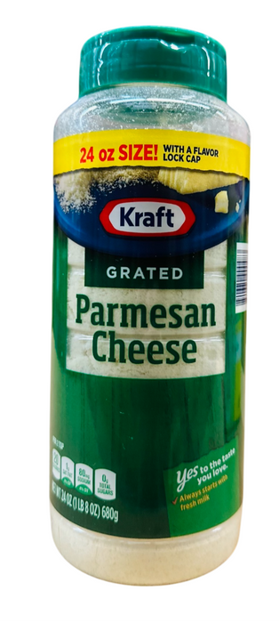 Kraft Grated Parmesan Cheese, 24 oz