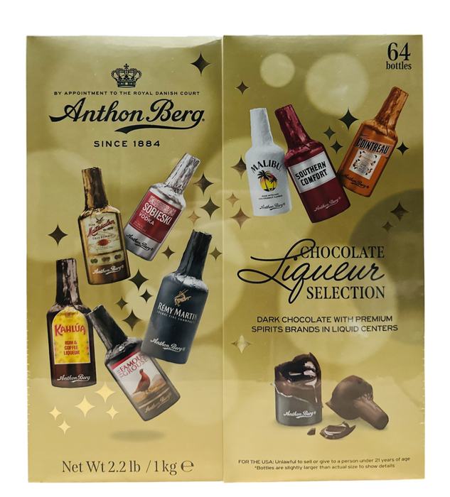 Anthon Berg  Dark Chocolate Original Spirits-64 Pieces,chocolate