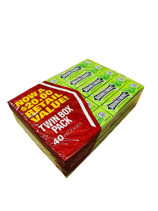 Wrigley's Doublemint Chewing Gum, 5-sticks, 40-count