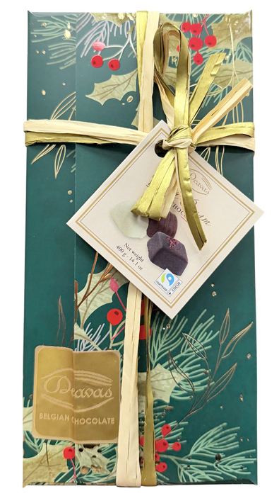 Deavas Fresh Cream Belgian Chocolates 400g – Assorted Milk, Dark & White Gift Box