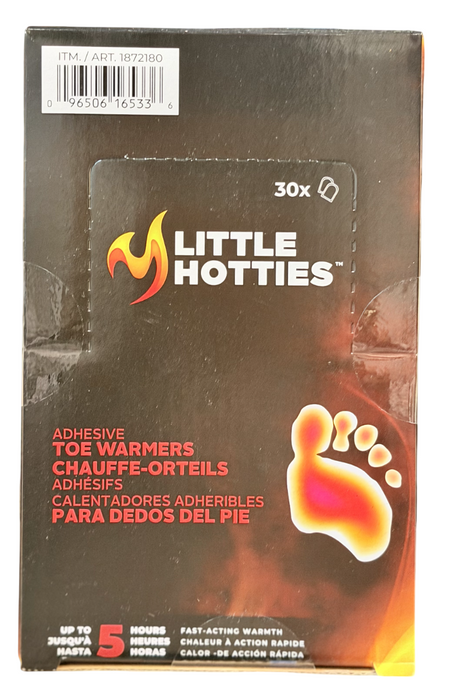 Little Hotties Adhesive Toe Warmers 30 Pairs – Air-Activated, Up to 5 Hours of Heat