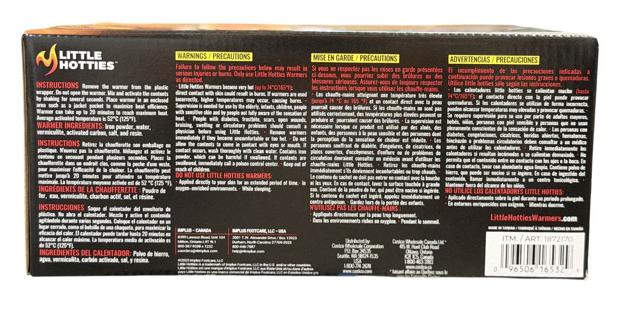 Little Hotties 40ct Hand Warmers – Up to 8 Hours of Heat