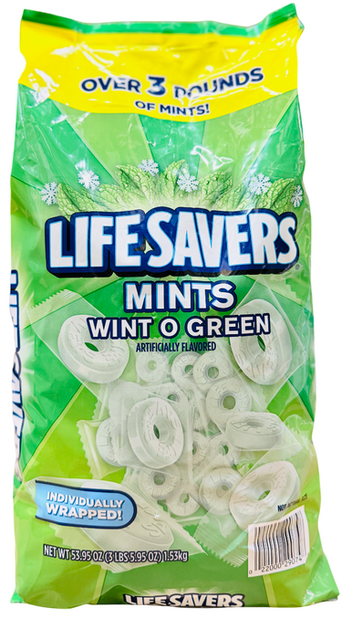 Life Savers 60 oz Mints, Wint-O-Green