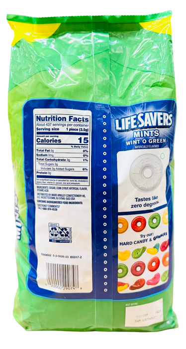 Life Savers 60 oz Mints, Wint-O-Green