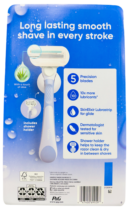 Gillette Venus Ultra Smooth Sensitive Women’s Razor with 1 Razor + 11 Cartridges