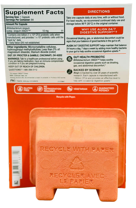 Align Probiotic Supplement 84 cspsules