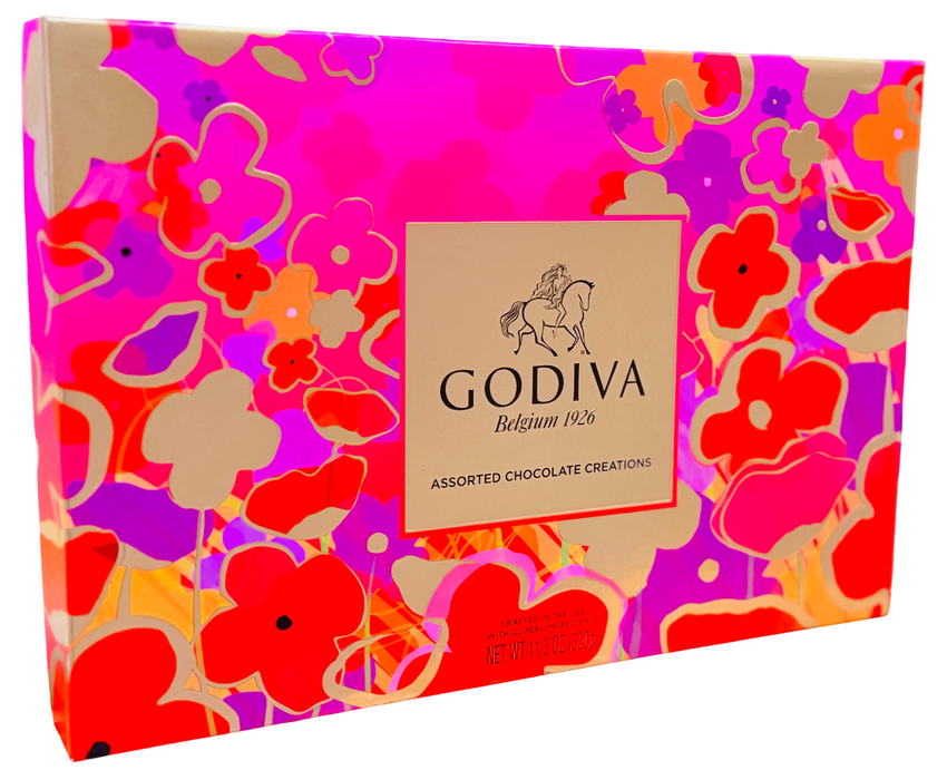 Godiva Belgium 27 Pieces Assorted Chocolates, 11.3 oz - Valentine packaging