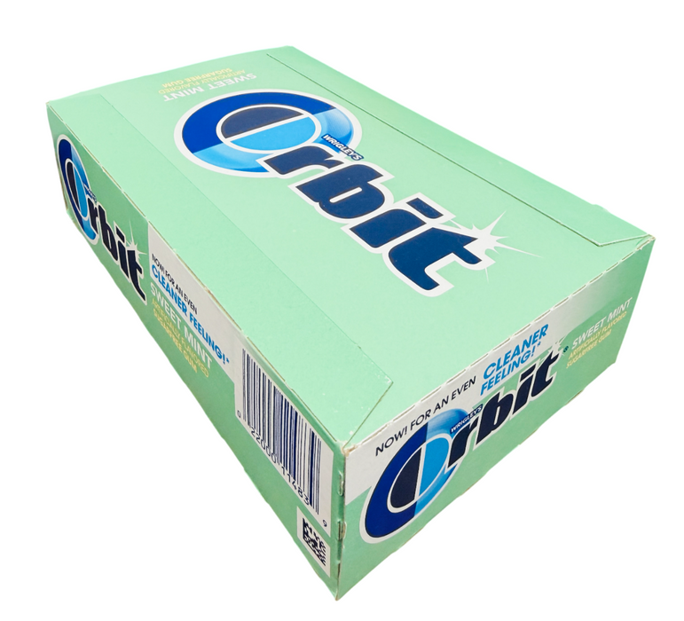 Orbit Sugar-Free Sweet Mint Gum (12 count, 14 Pieces per Pack, 168 Pieces Total)