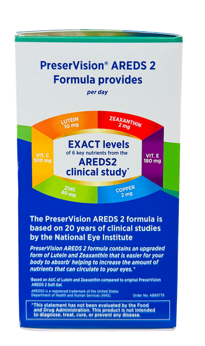 PreserVision 210 Soft Gels, AREDS 2 Formula Soft Gels