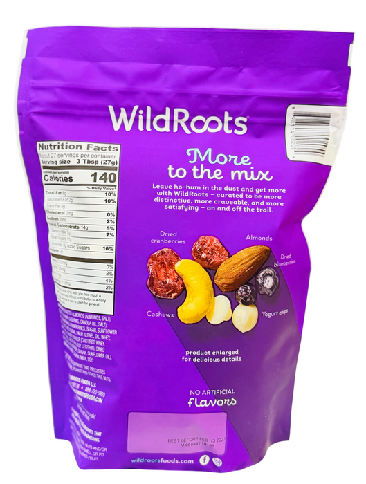 WildRoot's Coastal Berry Premium Trail Mix, 26 oz