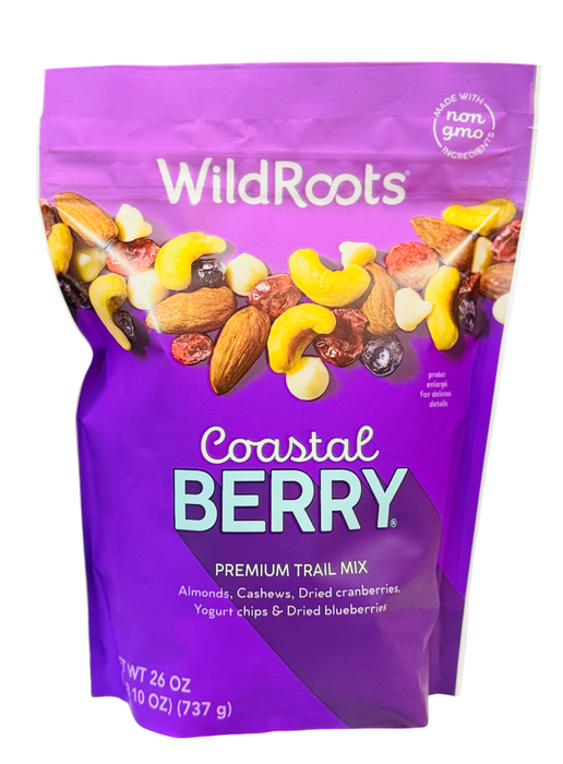 WildRoot's Coastal Berry Premium Trail Mix, 26 oz
