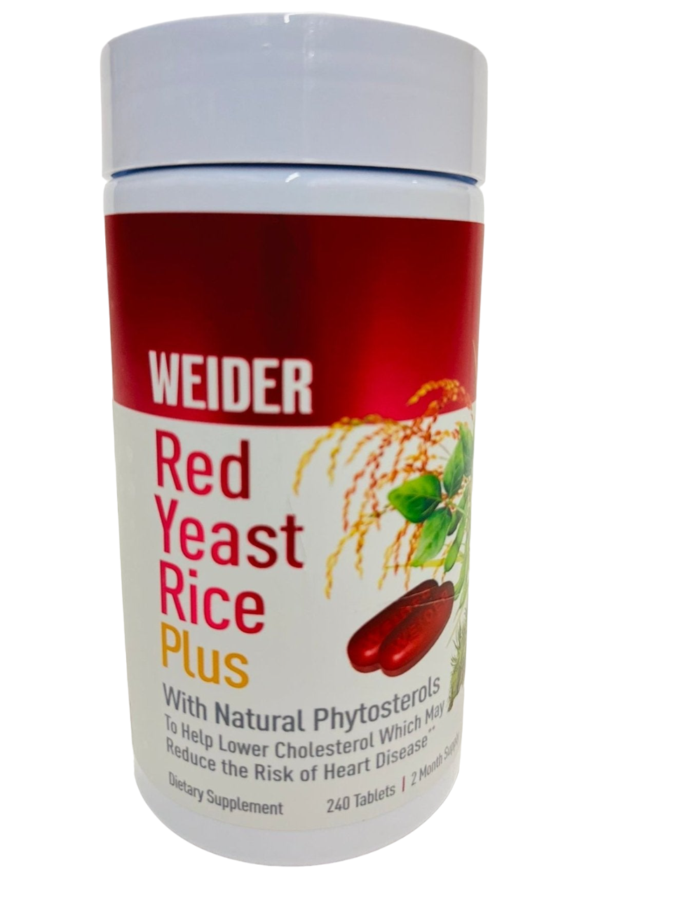 Red Rice Coscto Weider 240 Red Yeast Rice Plus 1200 mg. Tablets — Syessa