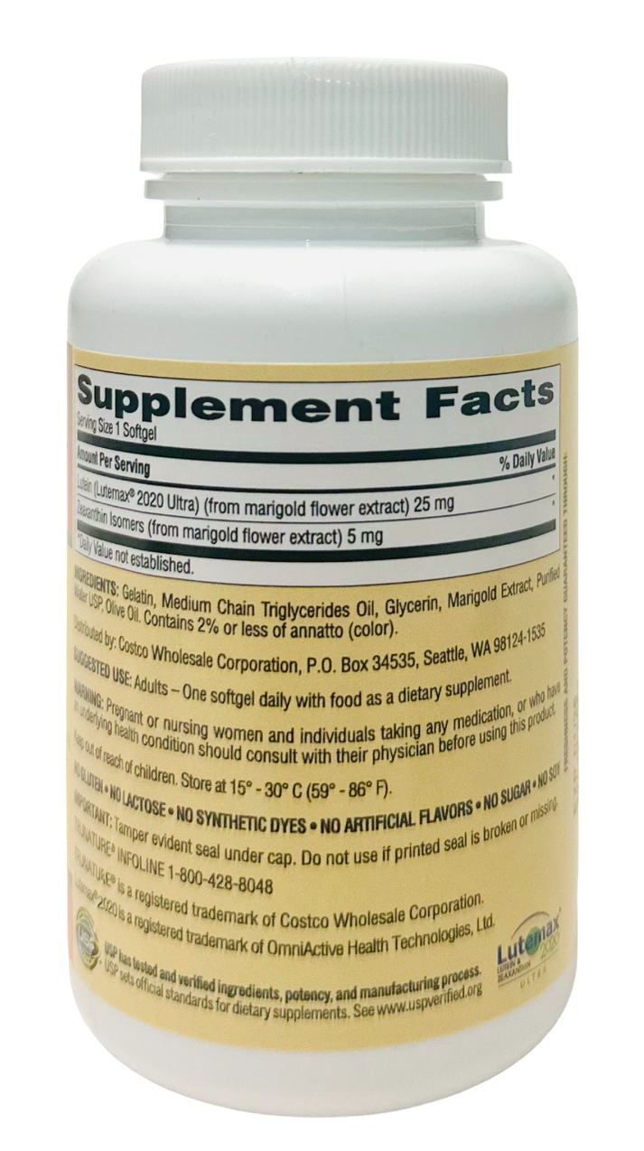 Vision Complex Trunature Lutein & Zeaxanthin Vision Complex, 140 Softgels — Syessa
