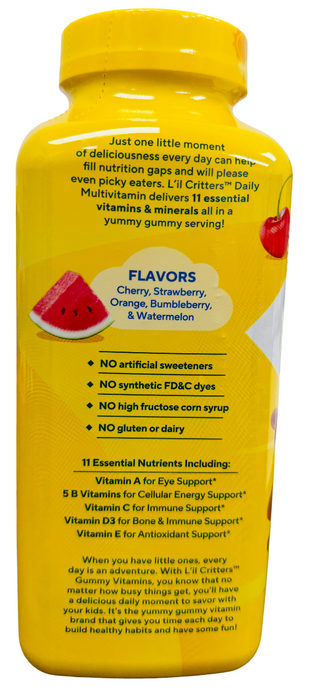 L'il Critters Gummy Vites - 300 Count, Mixed Fruit Flavors
