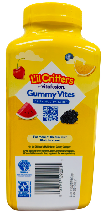 L'il Critters Gummy Vites - 300 Count, Mixed Fruit Flavors