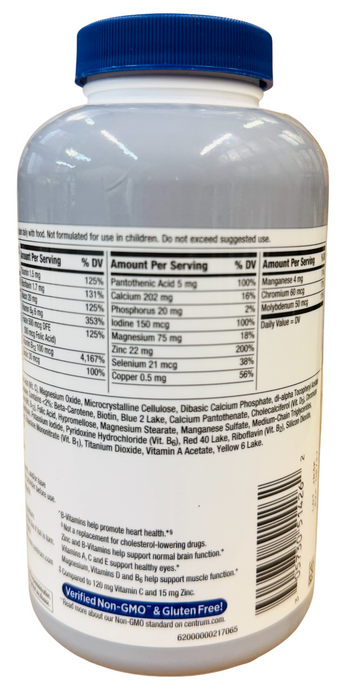 Centrum 275 Tablets, Silver Men 50+