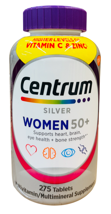Centrum 275 Tablets, Silver Women 50+