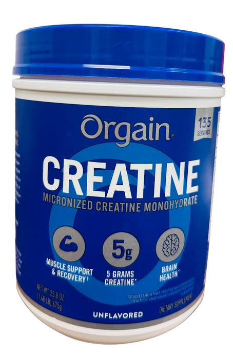 Orgain Creatine Monohydrate Powder 5g - Muscle & Recovery Support(1.48lb)