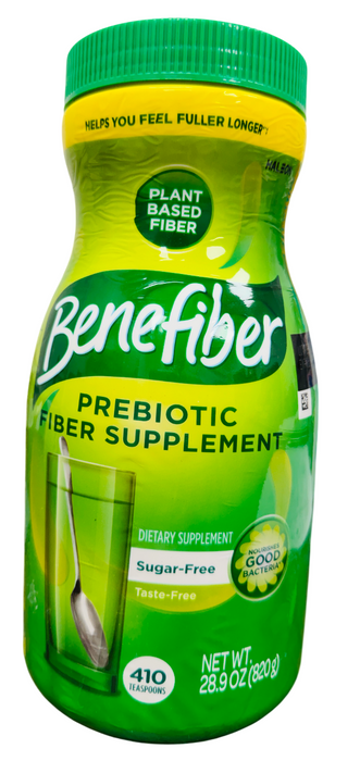 Benefiber 205 Servings Prebiotic Fiber Supplement, 820g