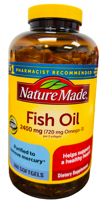 Nature Made Fish Oil, 1200mg, 300 Softgels