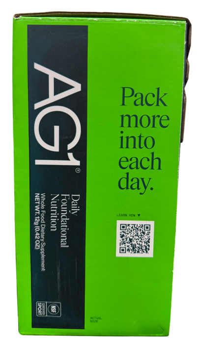 AG1 40ct Daily Foundational Nutrition  Travel Packs