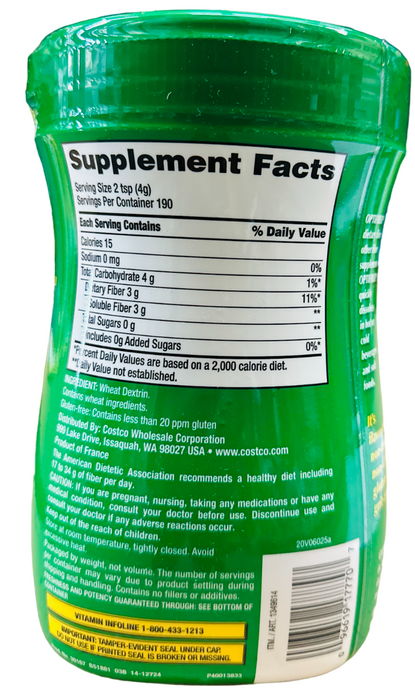 Kirkland Signature OPTIFIBER, 26.8 Ounces 190 Servings