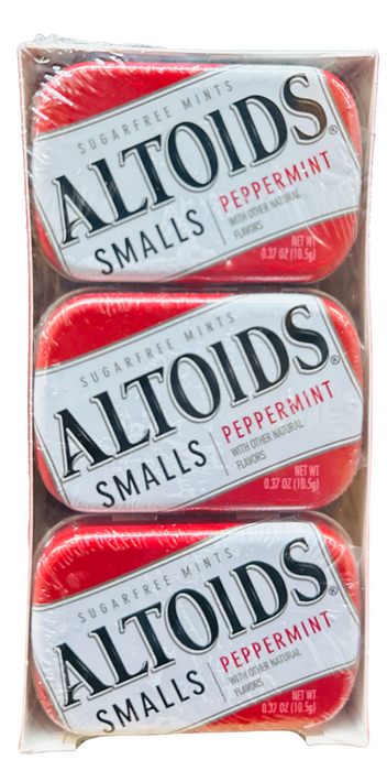 Altoids Smalls 9-Count Breath Mints, Sugar Free Peppermint, 0.37 oz