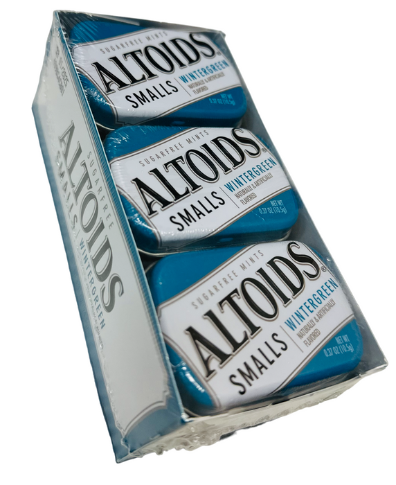 Altoids 9-Count Smalls Breath Mints, Sugar Free Wintergreen, 0.37 oz