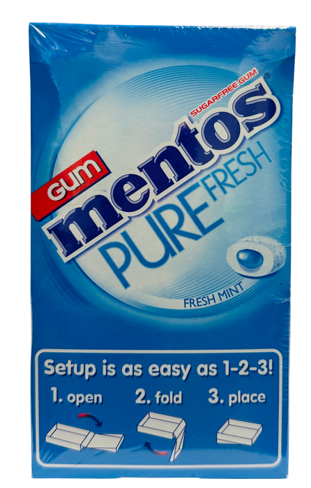 Mentos Pure Fresh Fresh Mint Sugarfree Gum , 15 Pieces 10-count