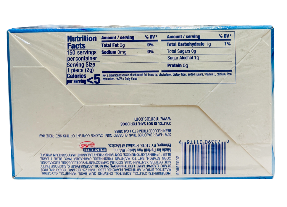 Mentos Pure Fresh Fresh Mint Sugarfree Gum , 15 Pieces 10-count