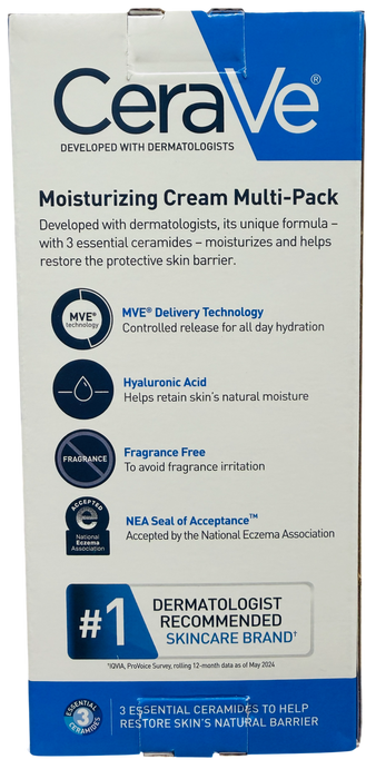 CeraVe Moisturizing Cream Multi-Pack (2 Pack), 16 oz Each