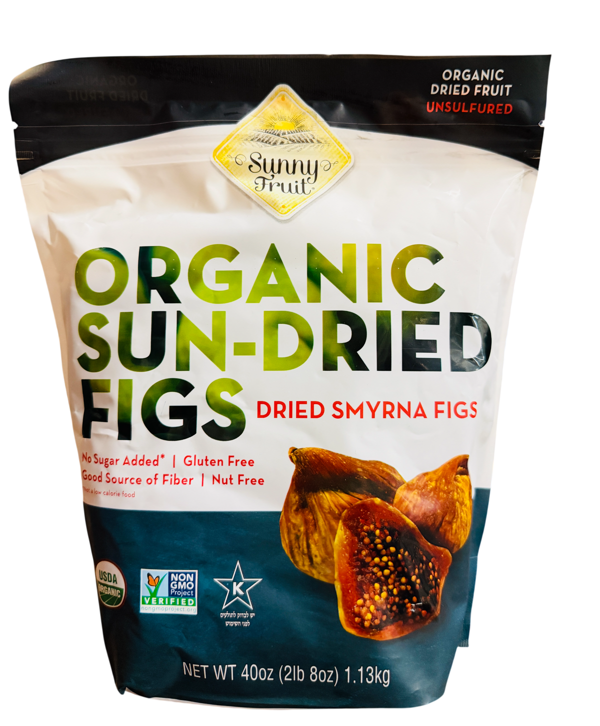 Sunny Fruit Organic Sun-Dried Figs, 40 oz — Syessa