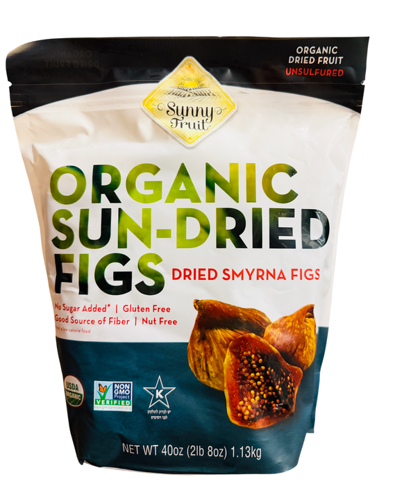 Sunny Fruit Organic Sun-Dried Figs, 40 oz