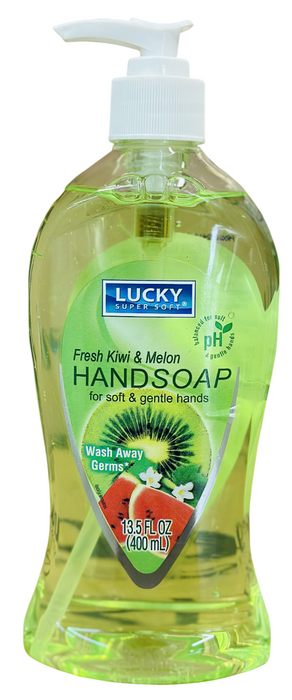 Lucky Pearl Liquid Soap 13.5 Fl Oz Kiwi & Melon