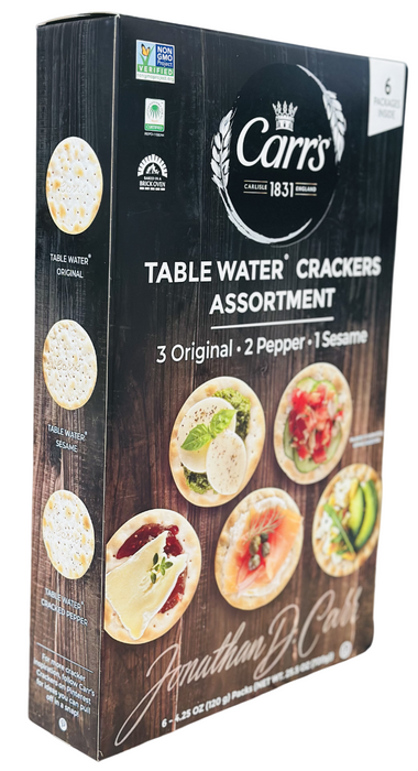 Carr's 6pack Table Water Crackers Assortment, 25.5oz